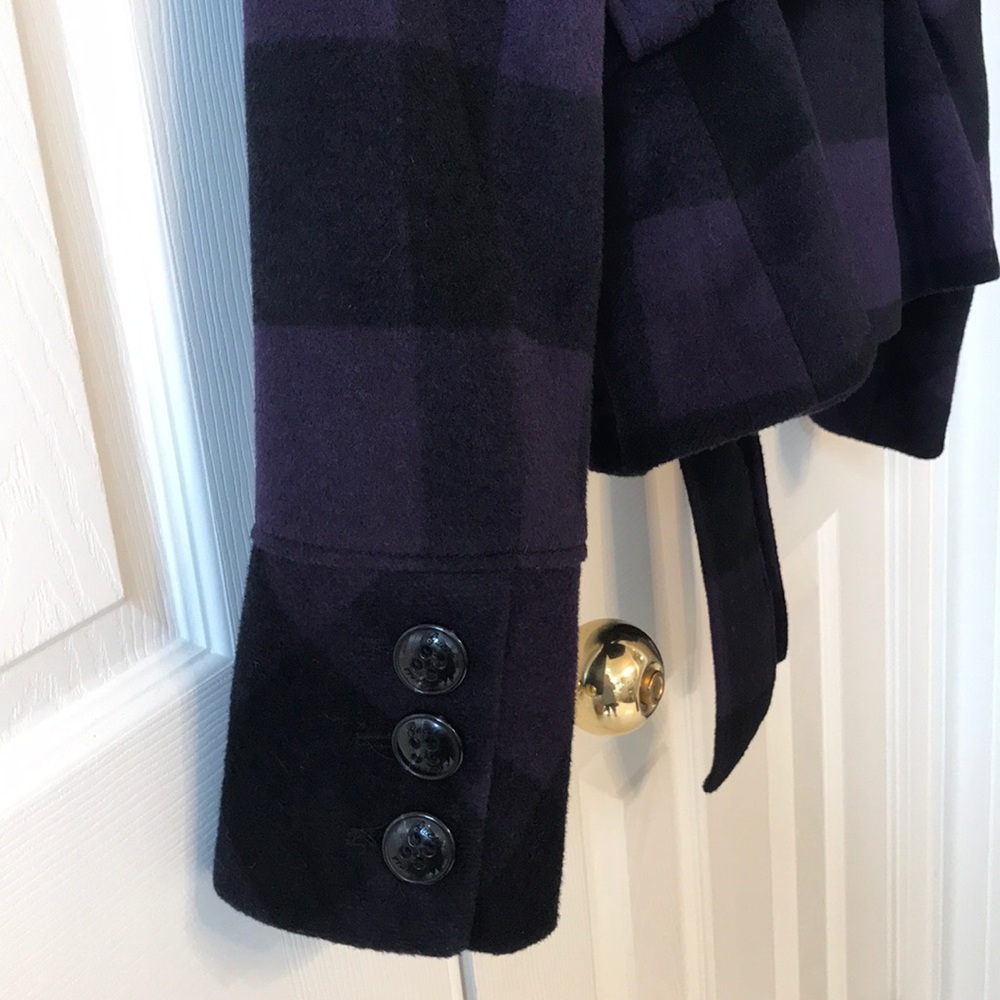 Guess Purple & Black Plaid Jacket - Picture 6 of 17